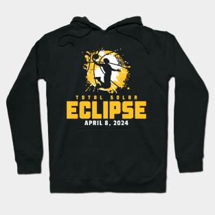 Total Solar Eclipse 2024 Basketball Hoodie